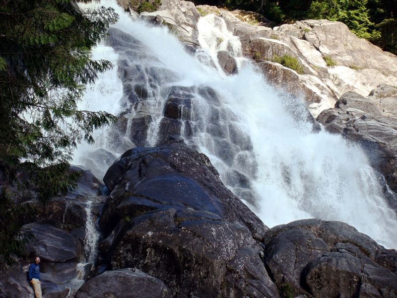 MV = Metro Vancouver Indian Arm Granite Falls, Paddle, Hike & recon
