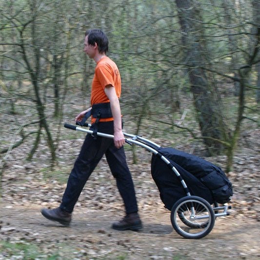 pack wheeled hiking cart